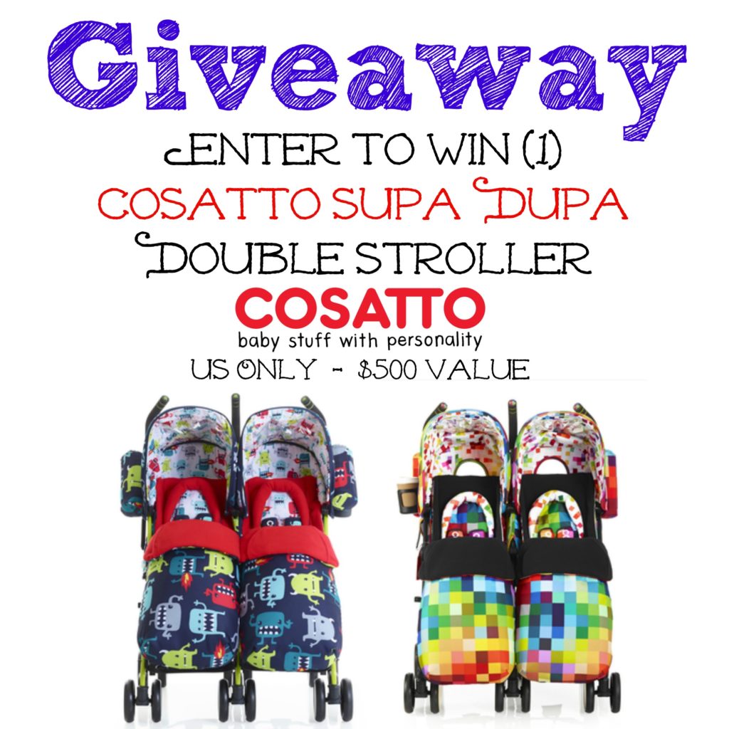 Cosatto Supa Dupa Double Stroller Giveaway, Ends 12/7