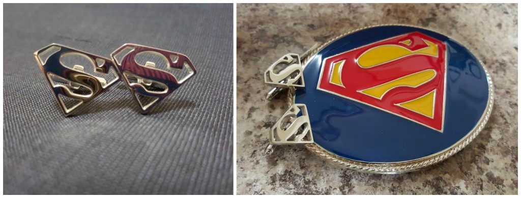 superman cuff links