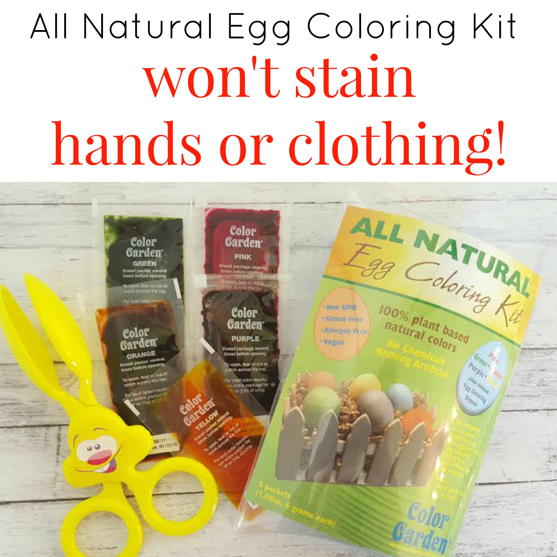 egg coloring wont stain hands or clothing