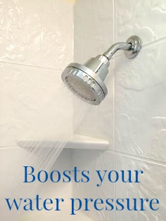 Boosts your water pressure